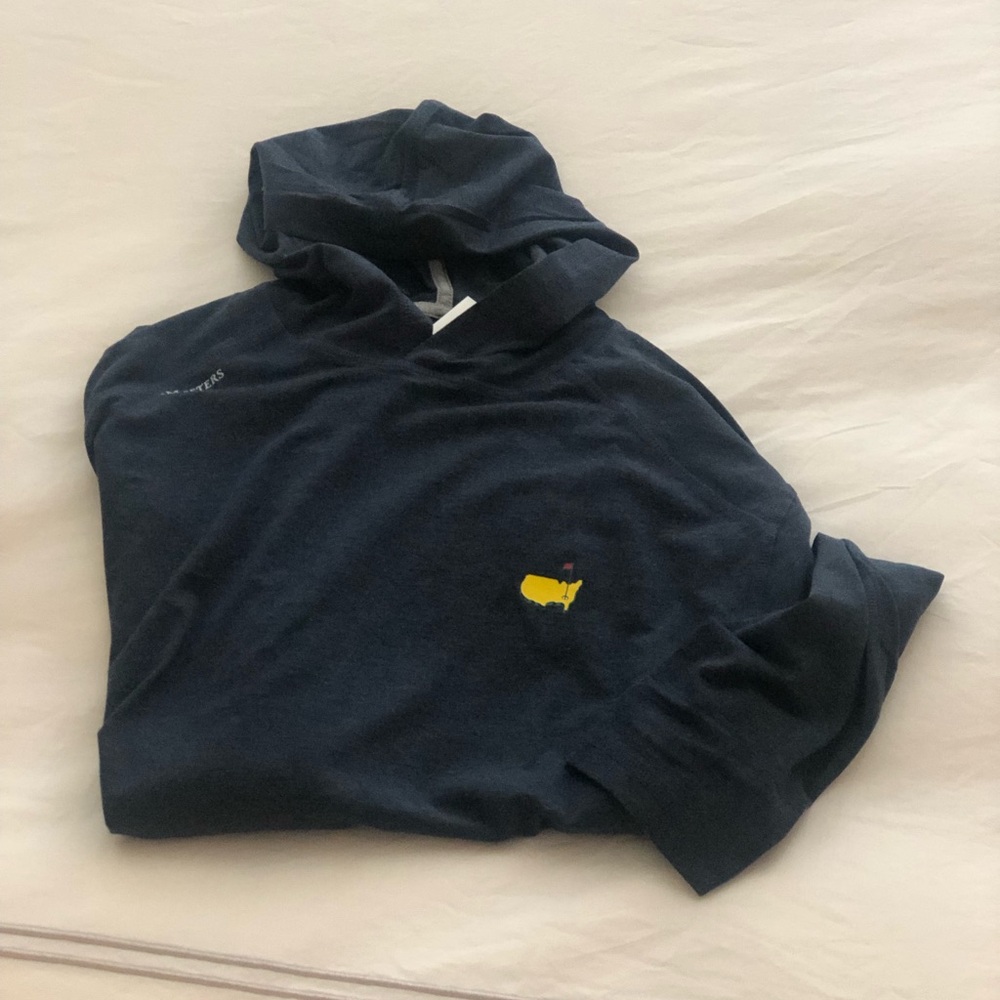 NWT Masters 2024 Navy Lightweight Hoodie - Unisex Small